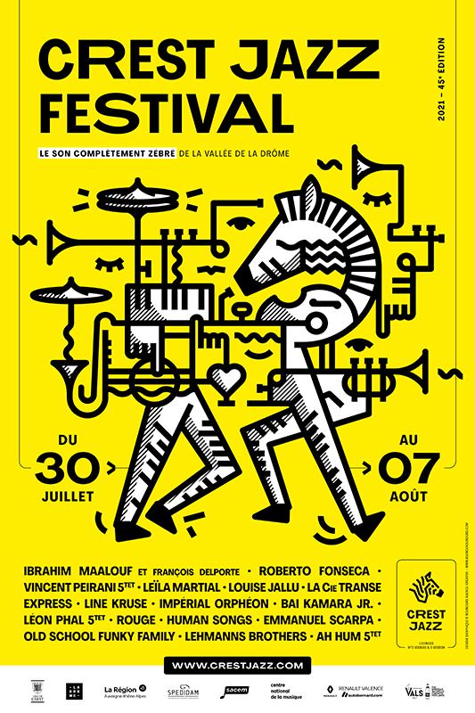 Affiche du Crest Jazz Festival