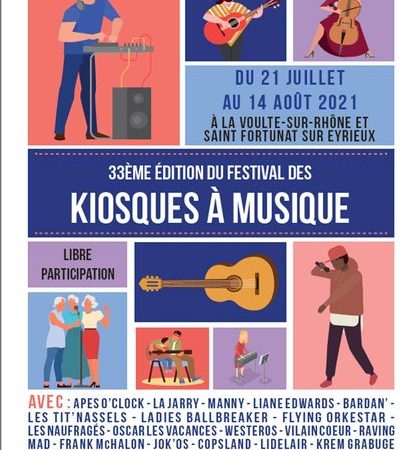 Le Festival des Kiosques à Musique revient en 2021 !