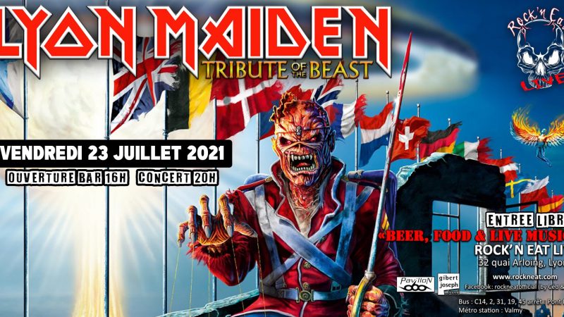 Lyon Maiden sur scène au Rock’n eat