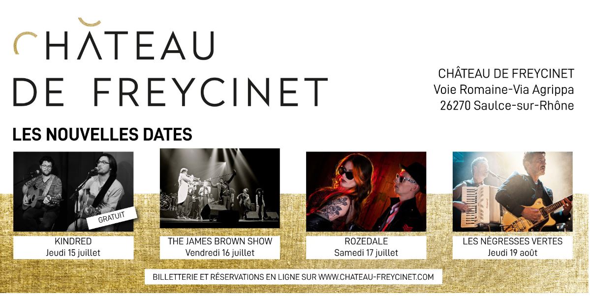De nouvelles dates au château de Freycinet