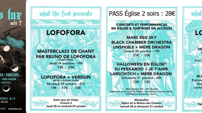 Ex Tenebris lux acte 2 : le retour !