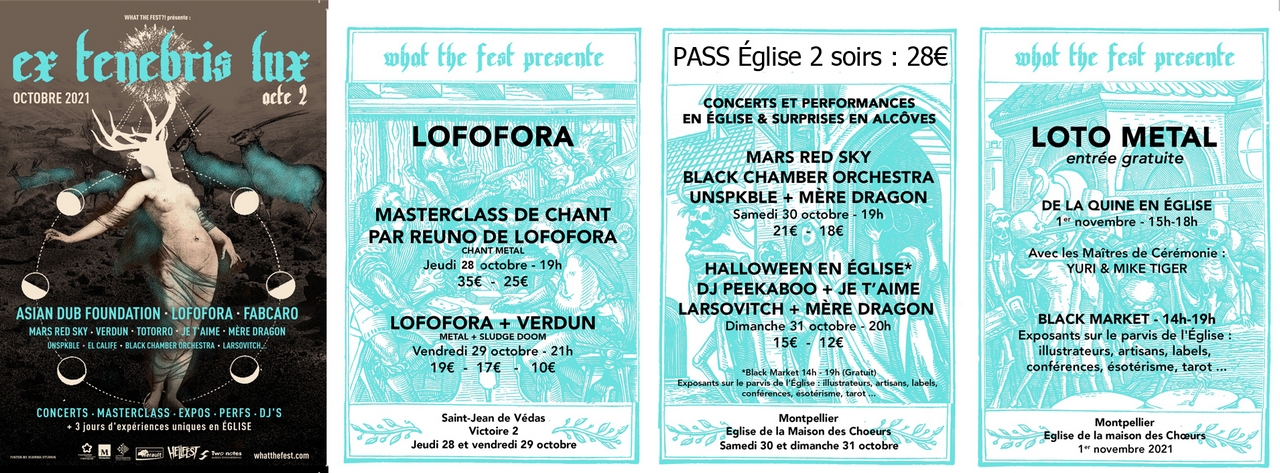 Ex Tenebris lux acte 2 : le retour !