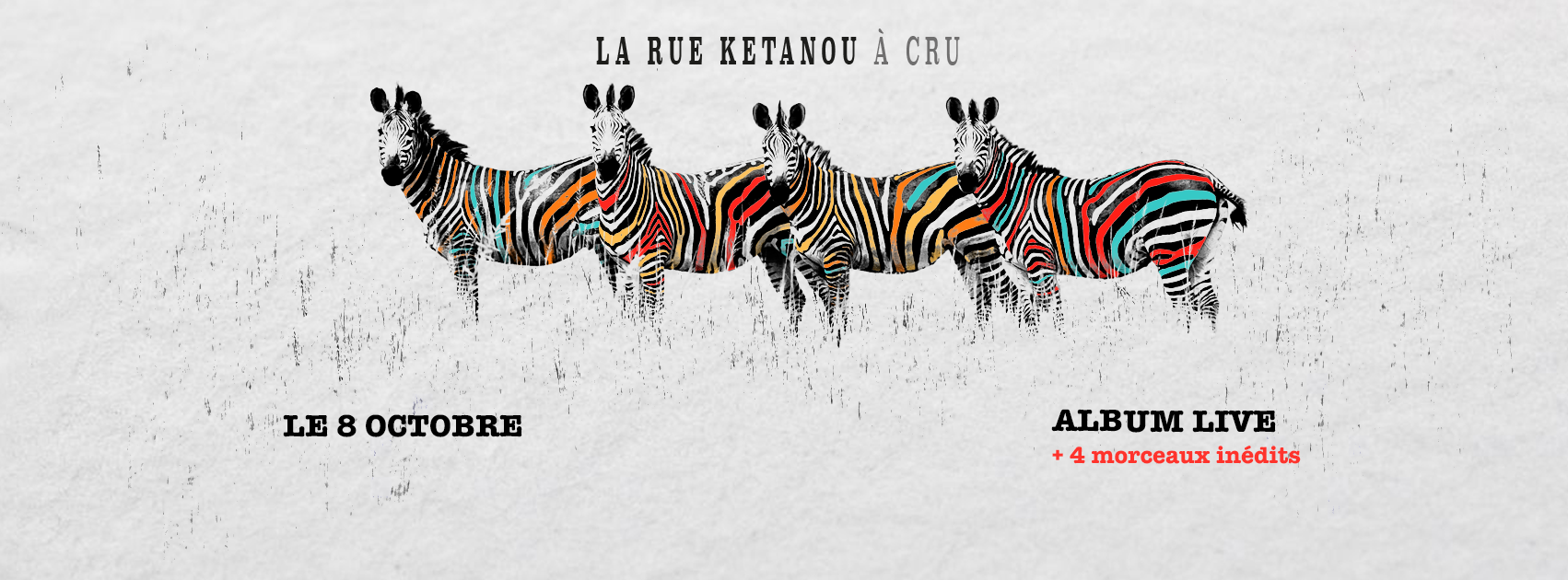 La Rue Kétanou chevauche le zèbre À cru