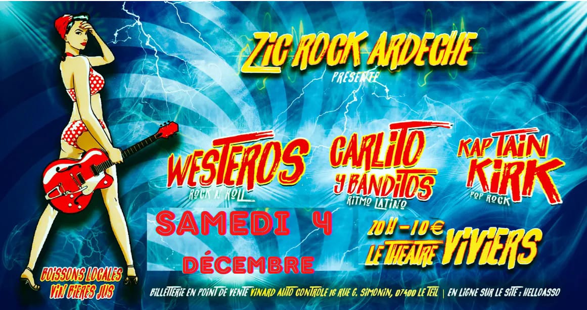 Zic Rock Ardèche présente sa deuxième soirée