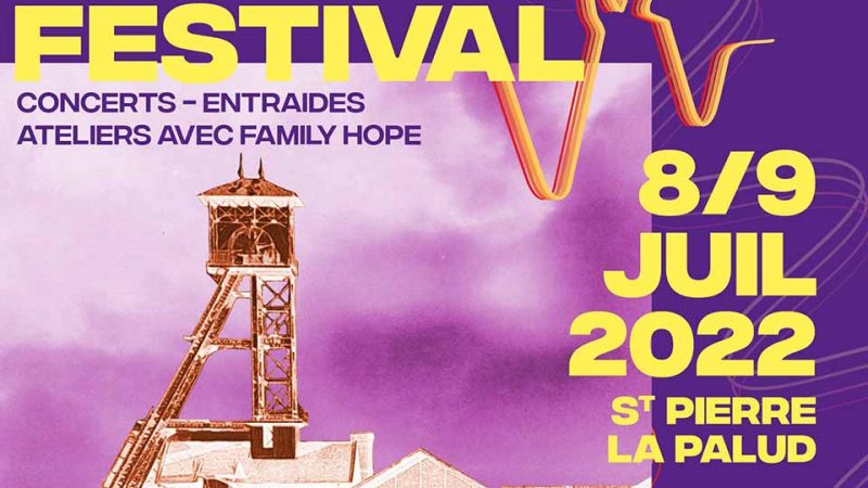 Affiche finale pour le Hope Sound Festival 2022 [ATTENTION FESTIVAL ANNULÉ]