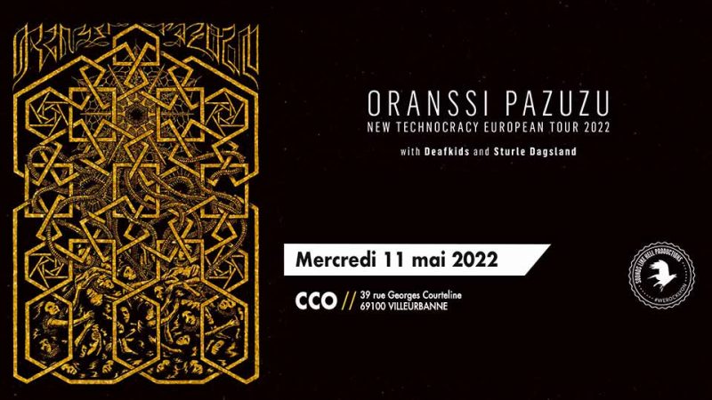 Retour de concert : STURLE DAGSLAND / DEAFKIDS / ORANSSI PAZUZU au CCO