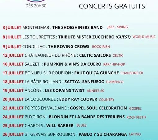 Montélimar Agglo Festival 2022 : Les Off&rsquo;s !