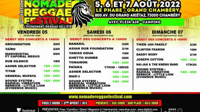 Nomade Reggae Festival 2022