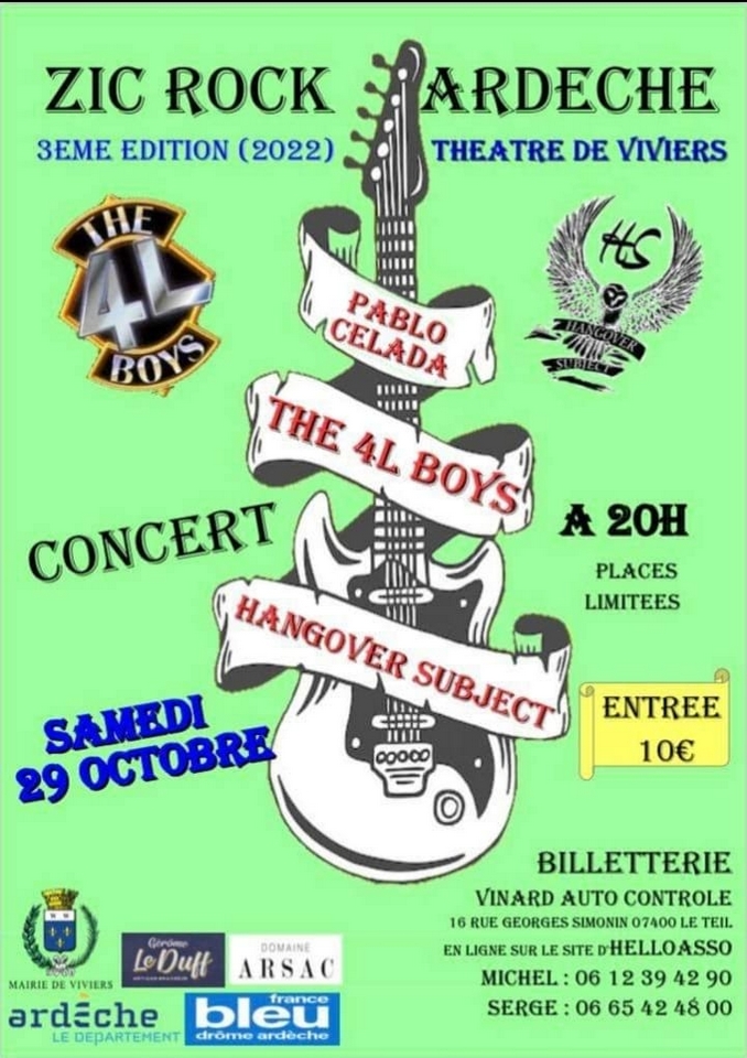 Zic Rock Ardèche : troisième soirée en vue !
