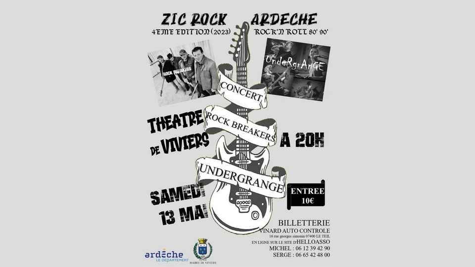 Quatrième soirée Zic&rsquo;Rock Ardèche&nbsp;: qui sera là&nbsp;?