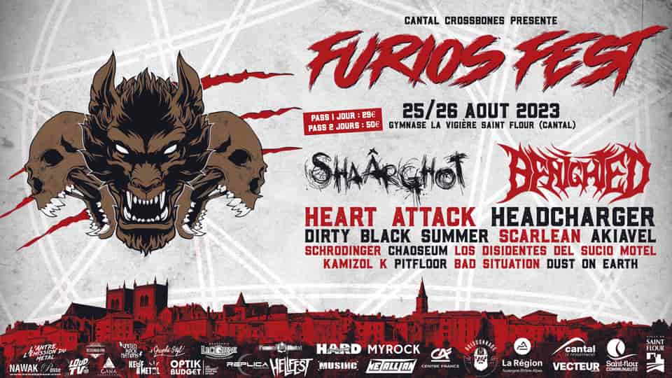 Furios Fest 3 (2023) : Programmation et Running Order