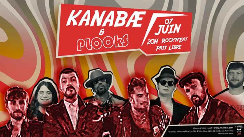 Concert : Kanabæ + Plooks au Rock N’Eat (mercredi 7 juin 2023)