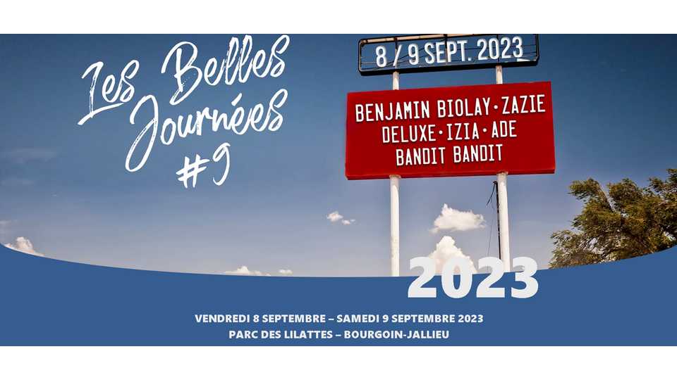 Programmation du festival Les Belles journées 2023