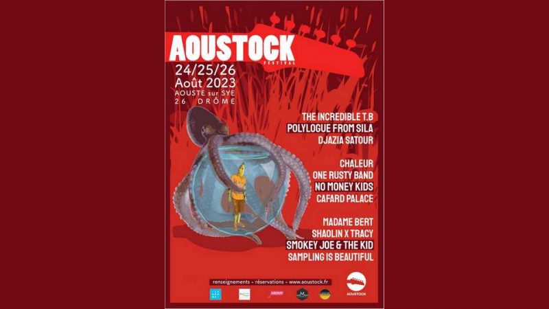 Programmation du Aoustock Festival 2023