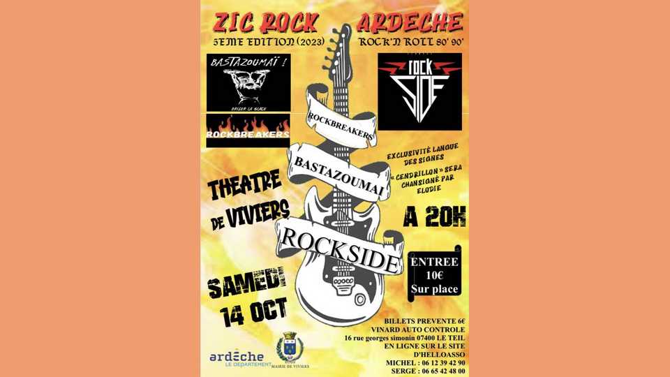 Zic Rock&rsquo;Ardèche propose une nouvelle soirée !