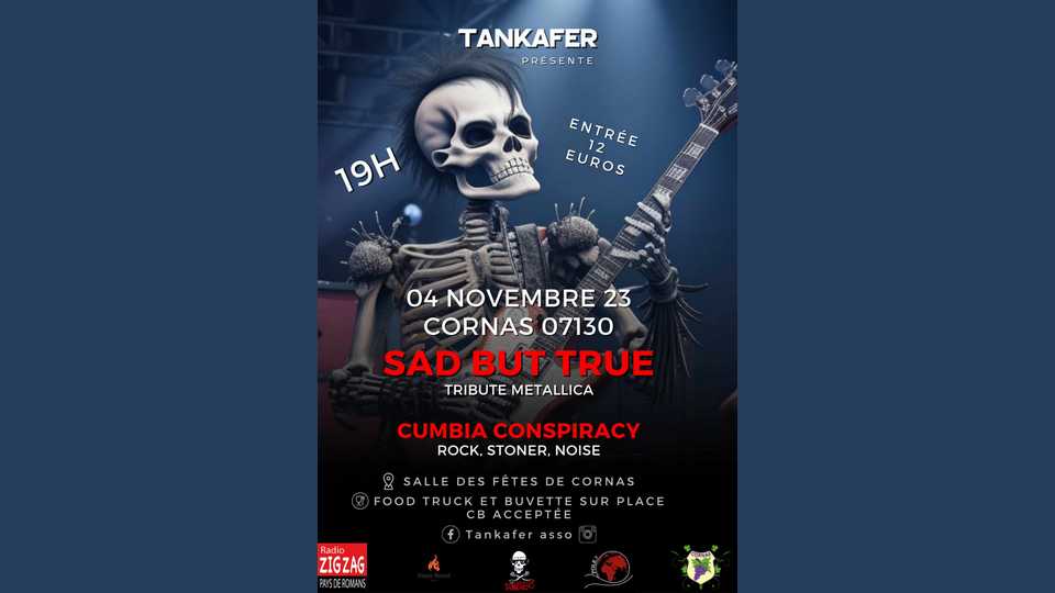 Une soirée metal par l&rsquo;association Tankafer