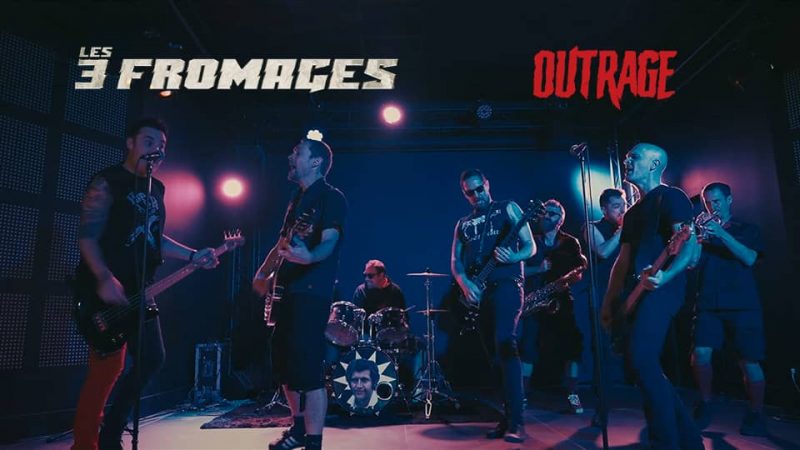 Les 3 Fromages & Outrage : Salut les amoureux (reprise Rock de Joe Dassin)