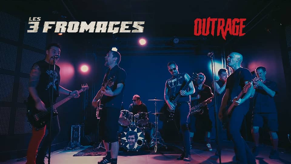 Les 3 Fromages & Outrage : Salut les amoureux (reprise Rock de Joe Dassin)