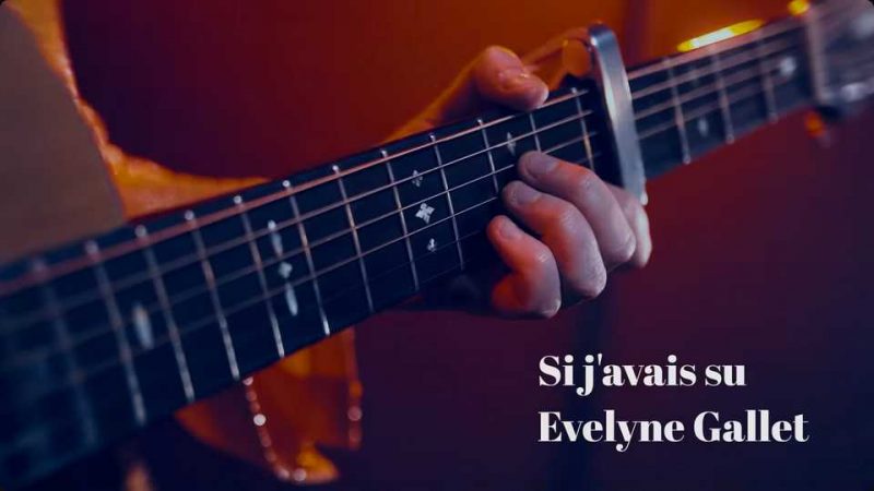Live Session : Évelyne Gallet – Si j&rsquo;avais su