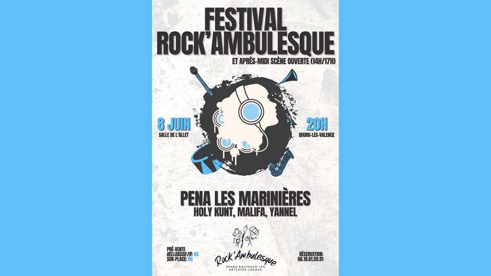 Une deuxième édition pour le Festival Rock&rsquo;Ambulesque !