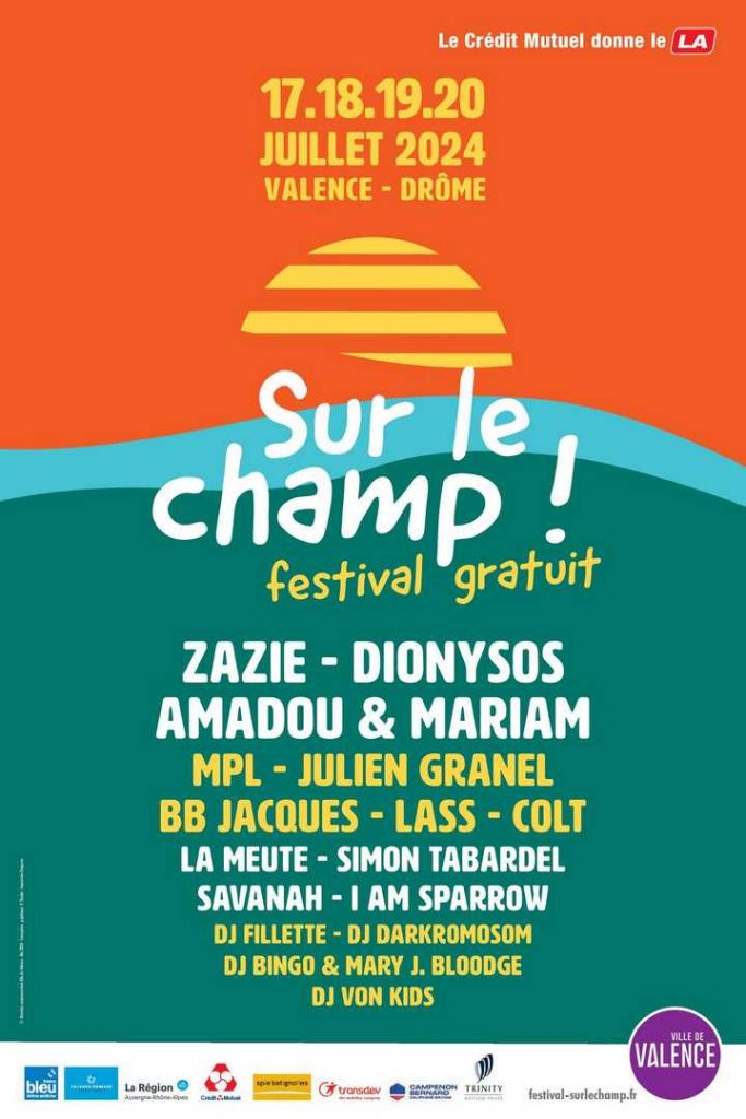 Affiche du Festival Sur le Champ 2024