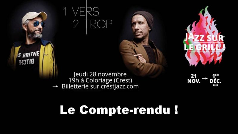 Concert : 1 VERS 2 TROP pour Jazz sur le Grill !
