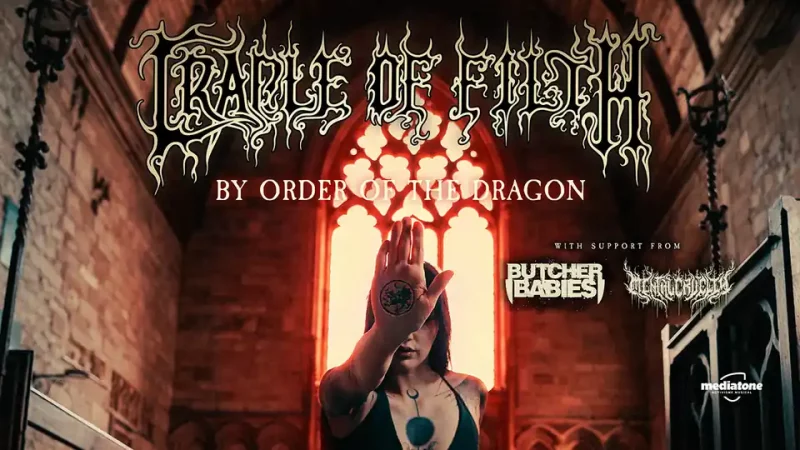 Concert Mediatone : Cradle Of Filth + Butcher Babies + Mental Cruelty à La Rayonne