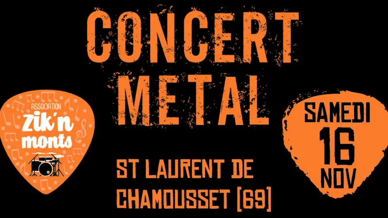 Soirée de Concert Metal par l’association Zik’n Monts (69)