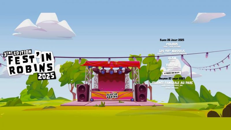 Fest&rsquo;in Robins 2025 : programmation de la troisième édition