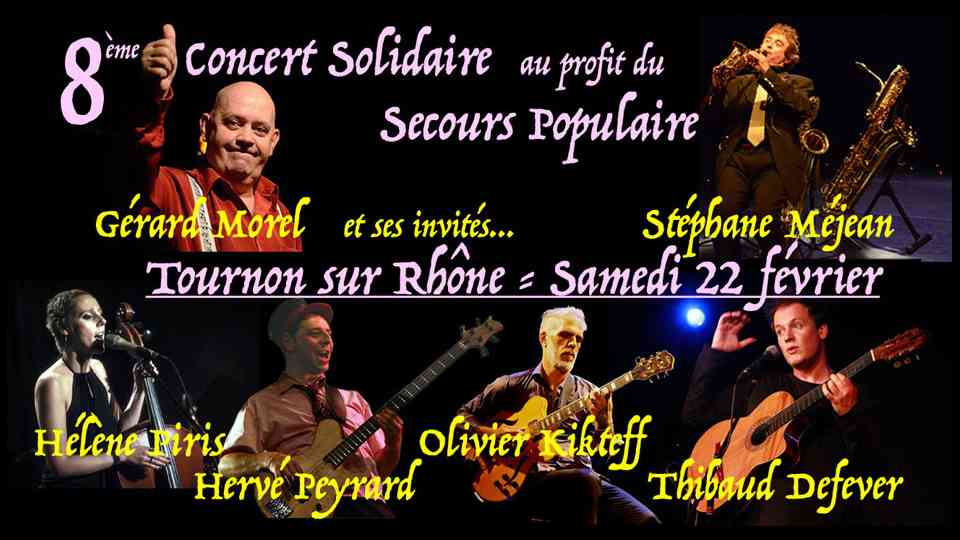 Huitième Concert solidaire au profit du Secours Populaire