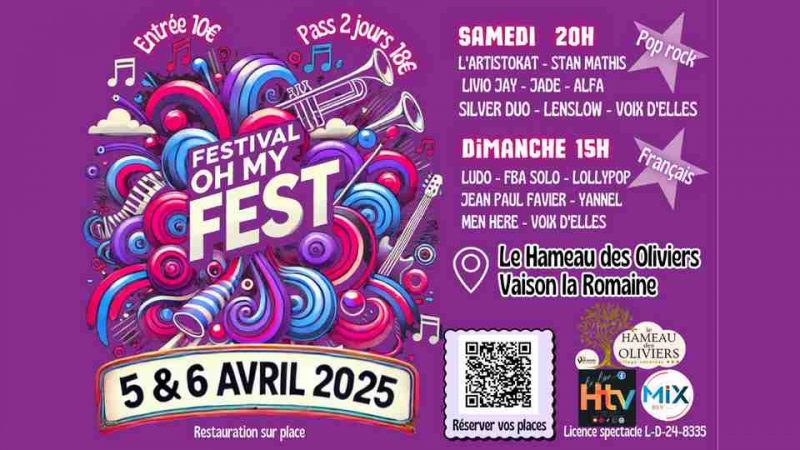 Festival Oh ! My Fest 2025 : première !