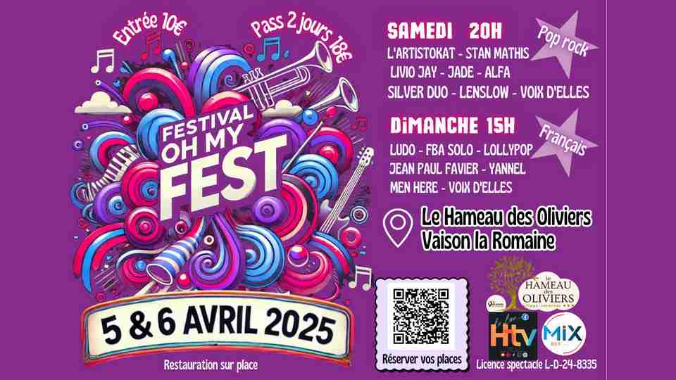 Festival Oh ! My Fest 2025 : première !