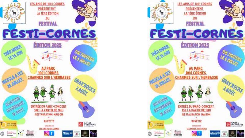 Une première en 2025 pour le Festi-Cornes !