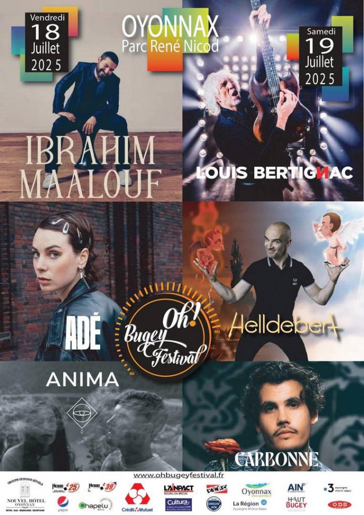 Affiche du Festival Oh ! Bugey 2025