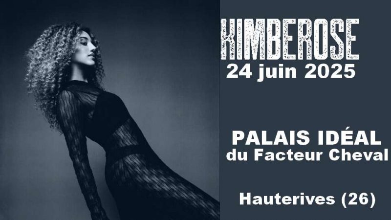 Kimberose en concert au Palais idéal du Facteur Cheval