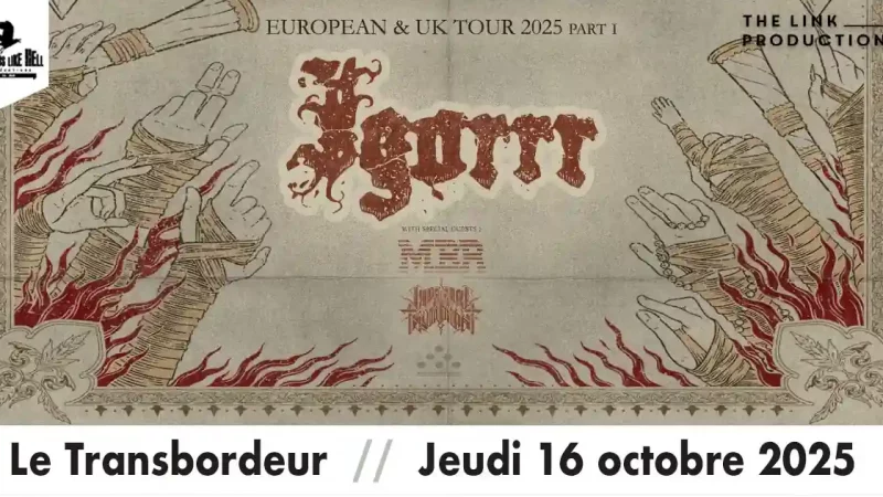 Le concert : Imperial Triumphant – Master Boot Record – Igorrr au Transbordeur comme si vous y étiez !