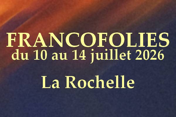 Francofolies de La Rochelle 2026