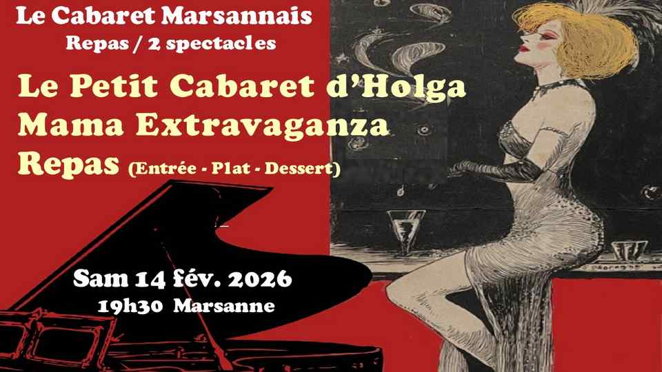 Le Cabaret Marsannais 2026, idéal pour la Saint Valentin !